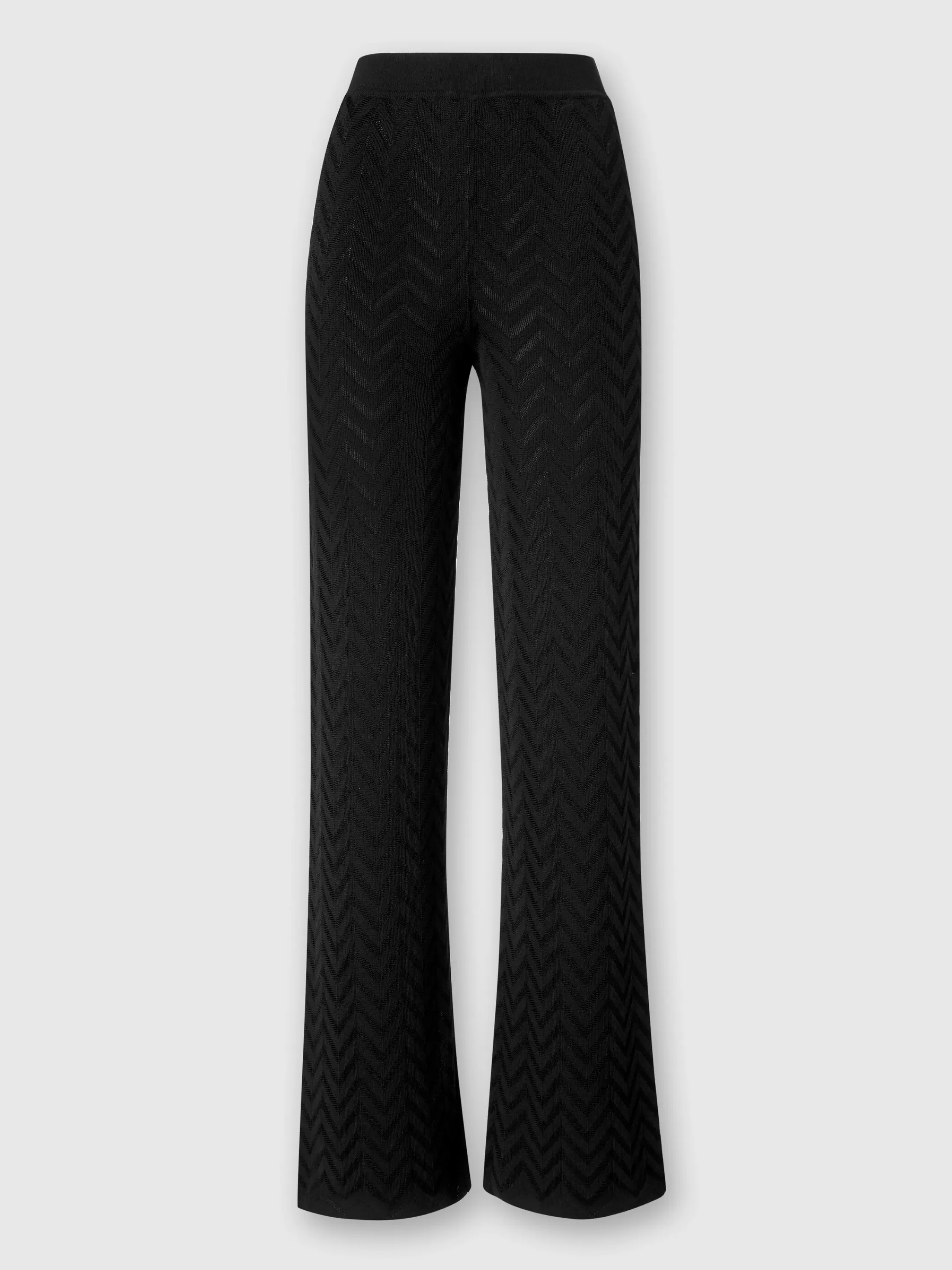 Missoni Pantaloni dritti motivo chevron tono su tono | Donna Pantaloni