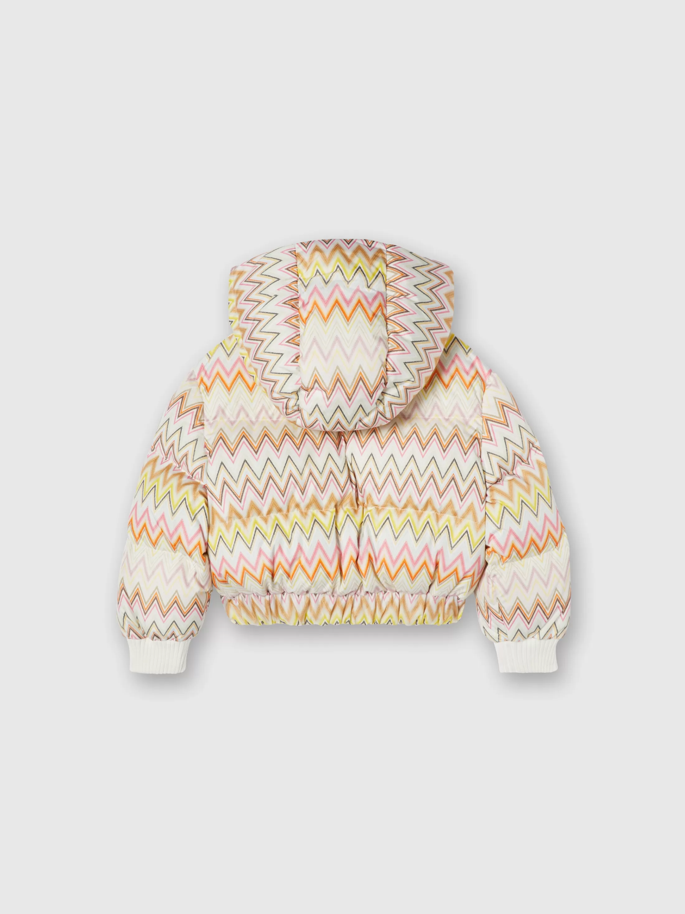 Missoni Piumino in nylon zig zag con cappuccio | Abbigliamento