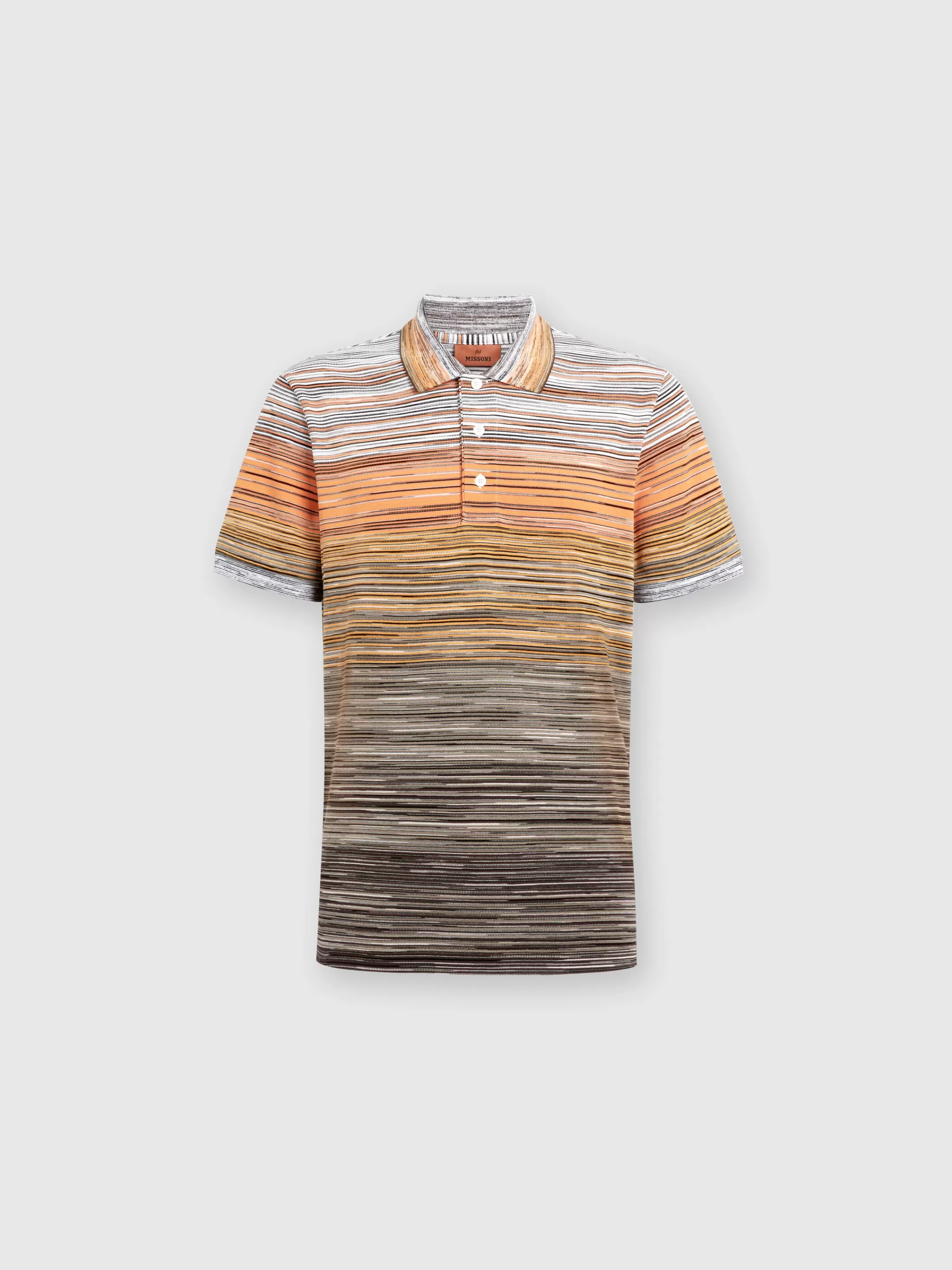 Missoni Polo in piquet di cotone fiammato | Uomo Polo & Tshirts