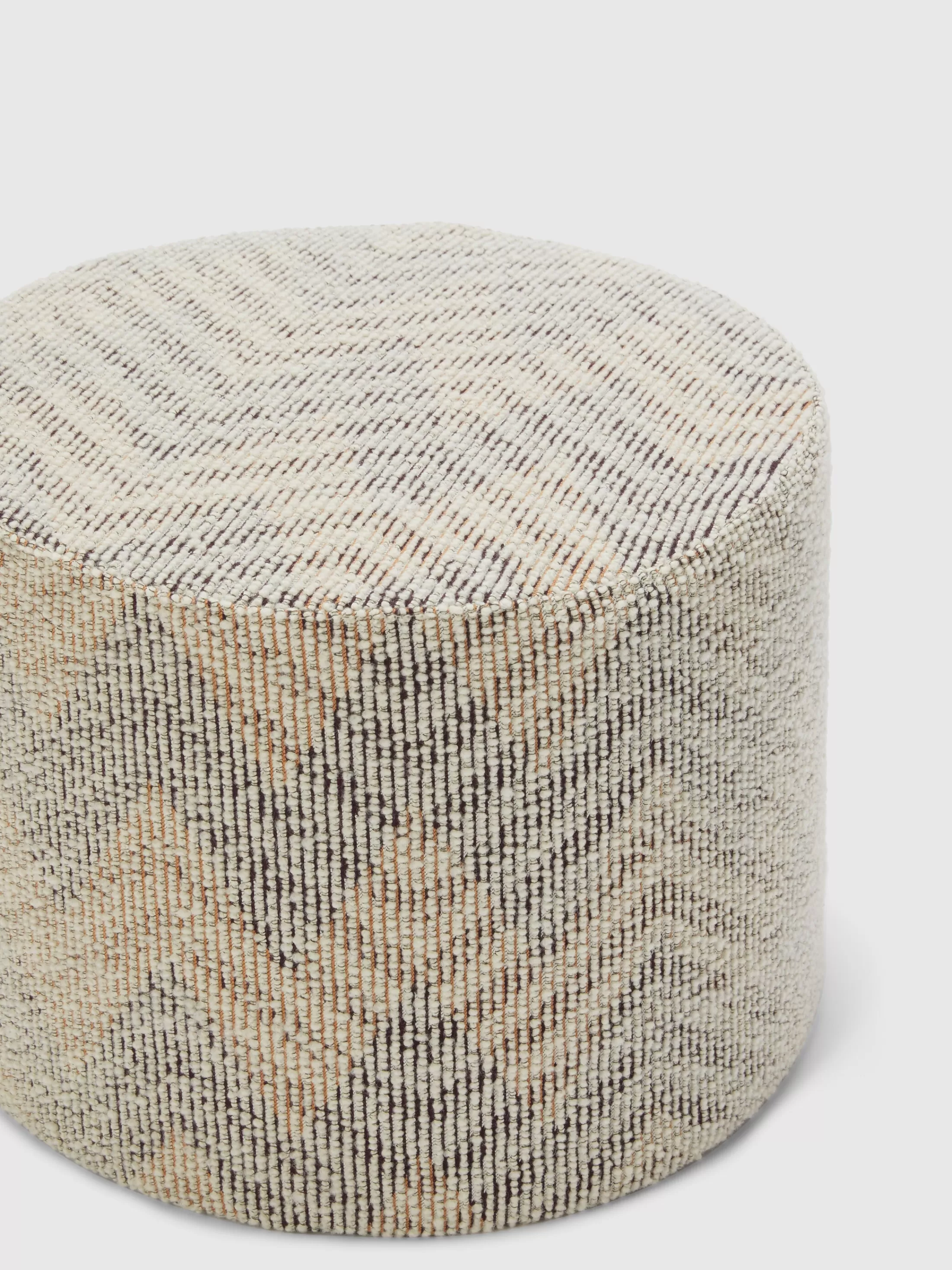 Missoni Pouf cilindrico Dinamico bouclé 40x30 cm chevron | Pouf