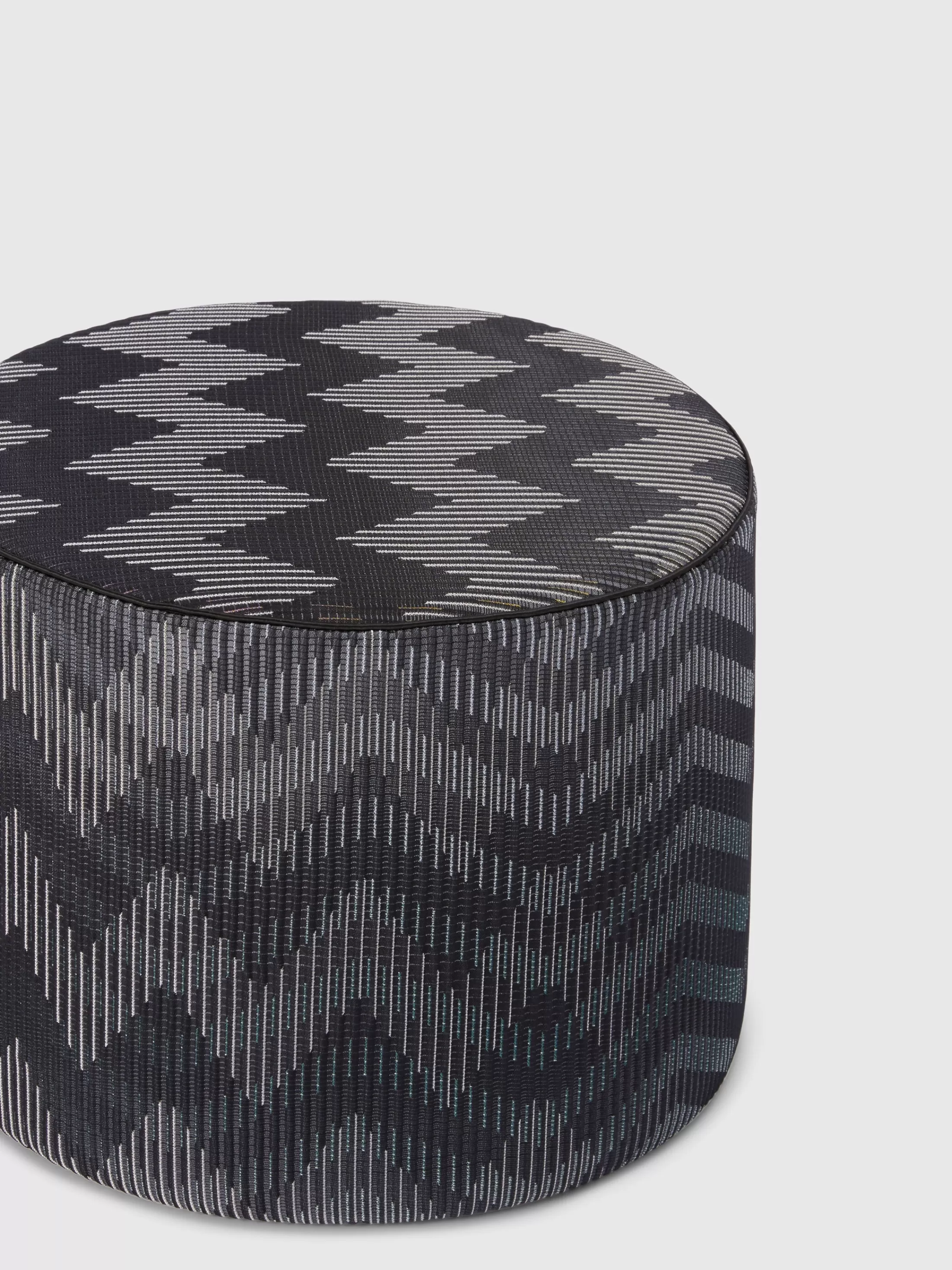 Missoni Pouf cilindrico Dinamico 40x30 cm zig zag | Pouf