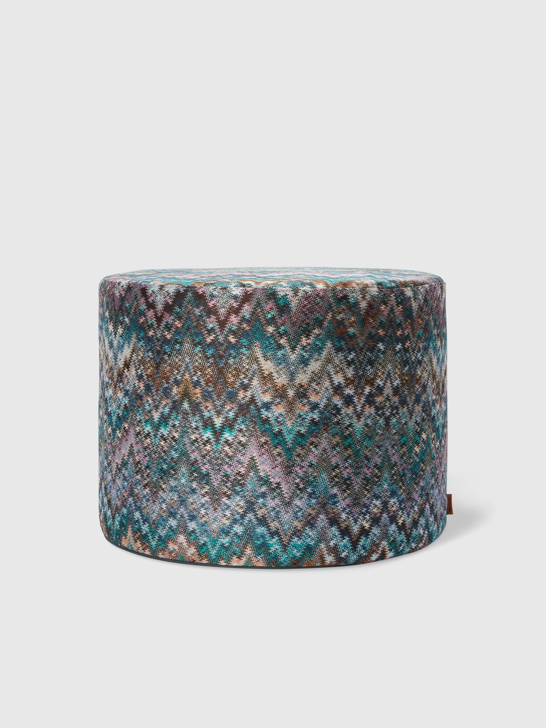 Missoni Pouf cilindrico Parrot 40x30 cm zig zag | Pouf