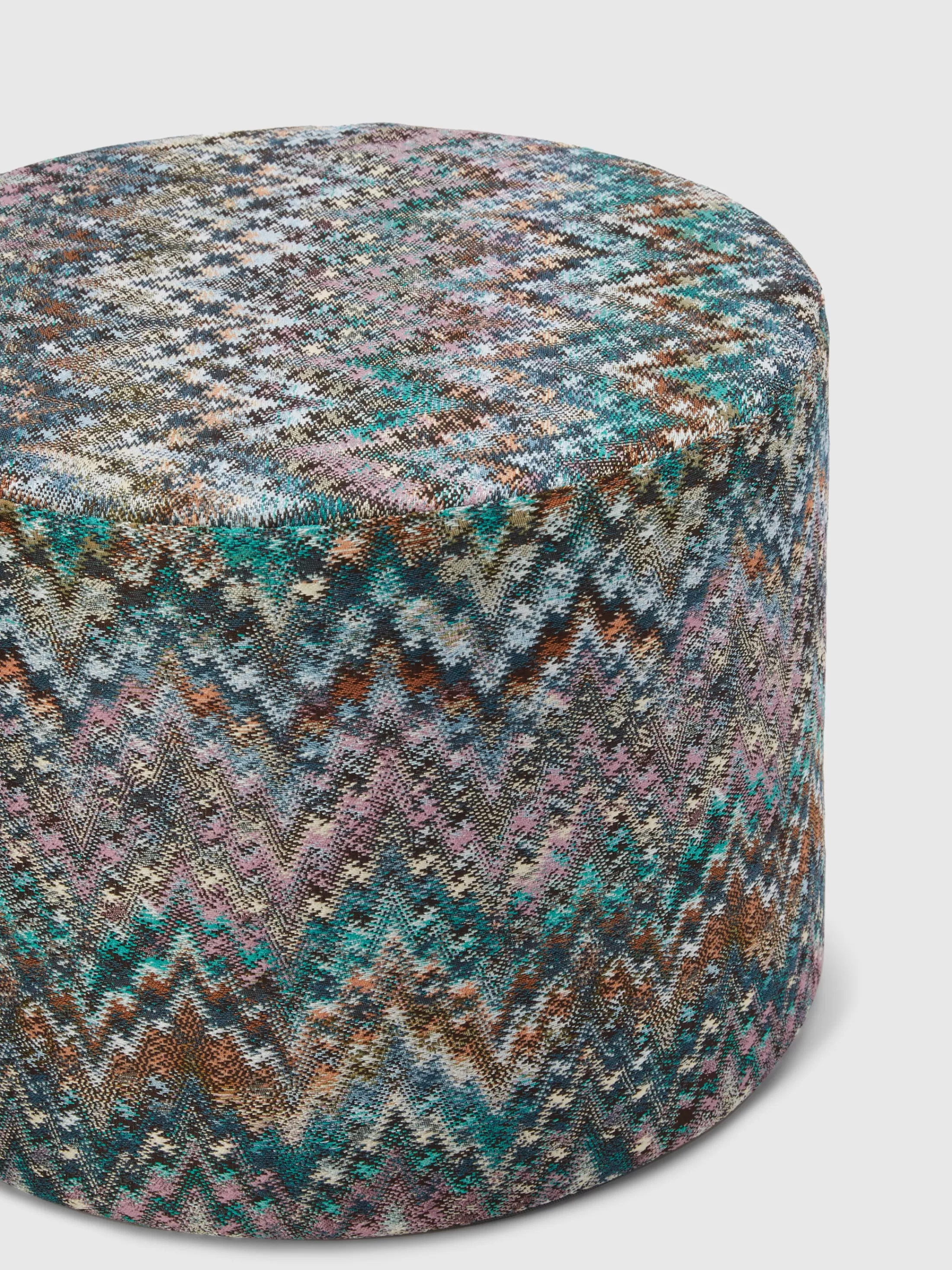 Missoni Pouf cilindrico Parrot 40x30 cm zig zag | Pouf