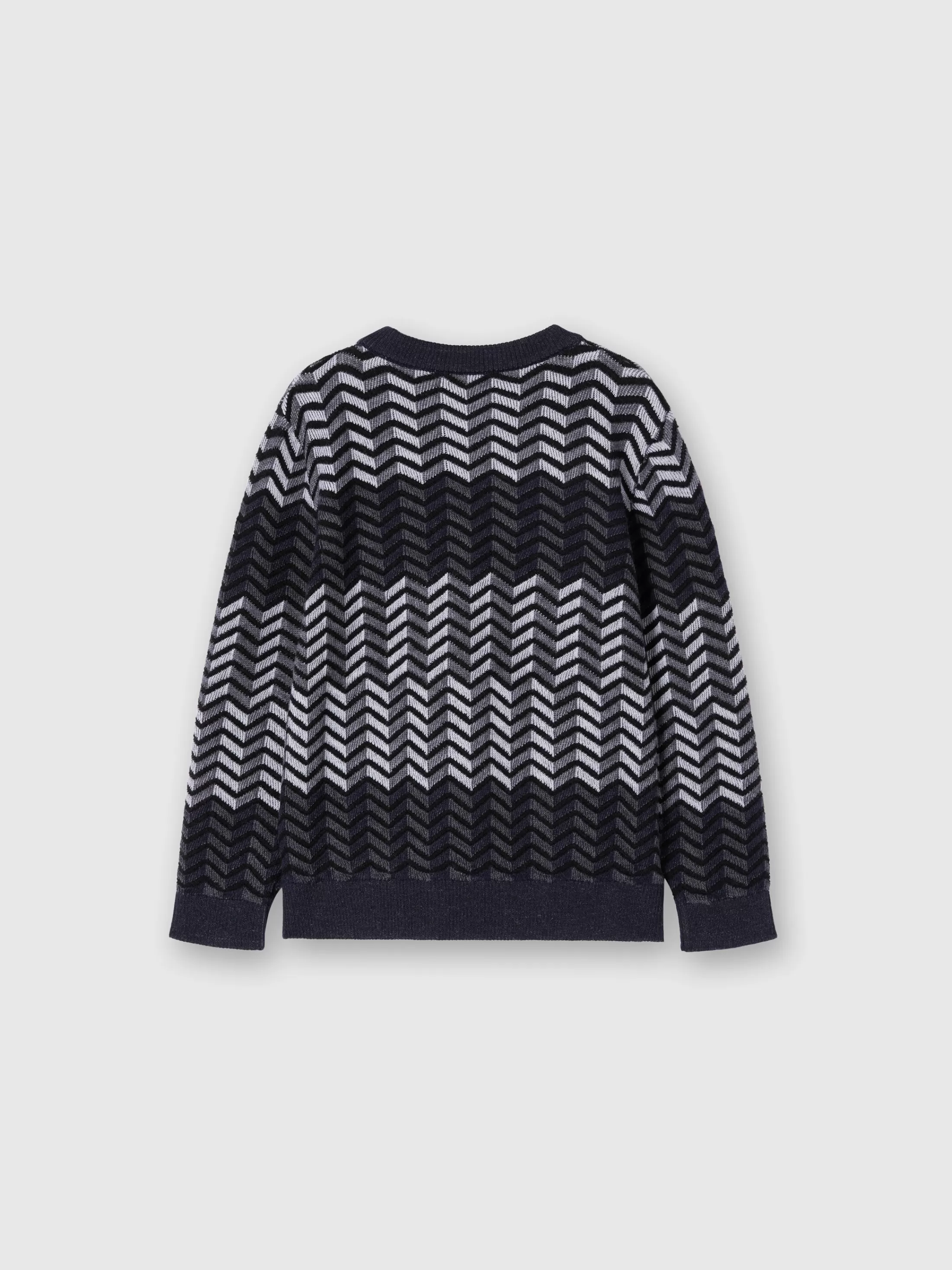 Missoni Pullover girocollo in lana vergine zig zag | Bambino Abbigliamento