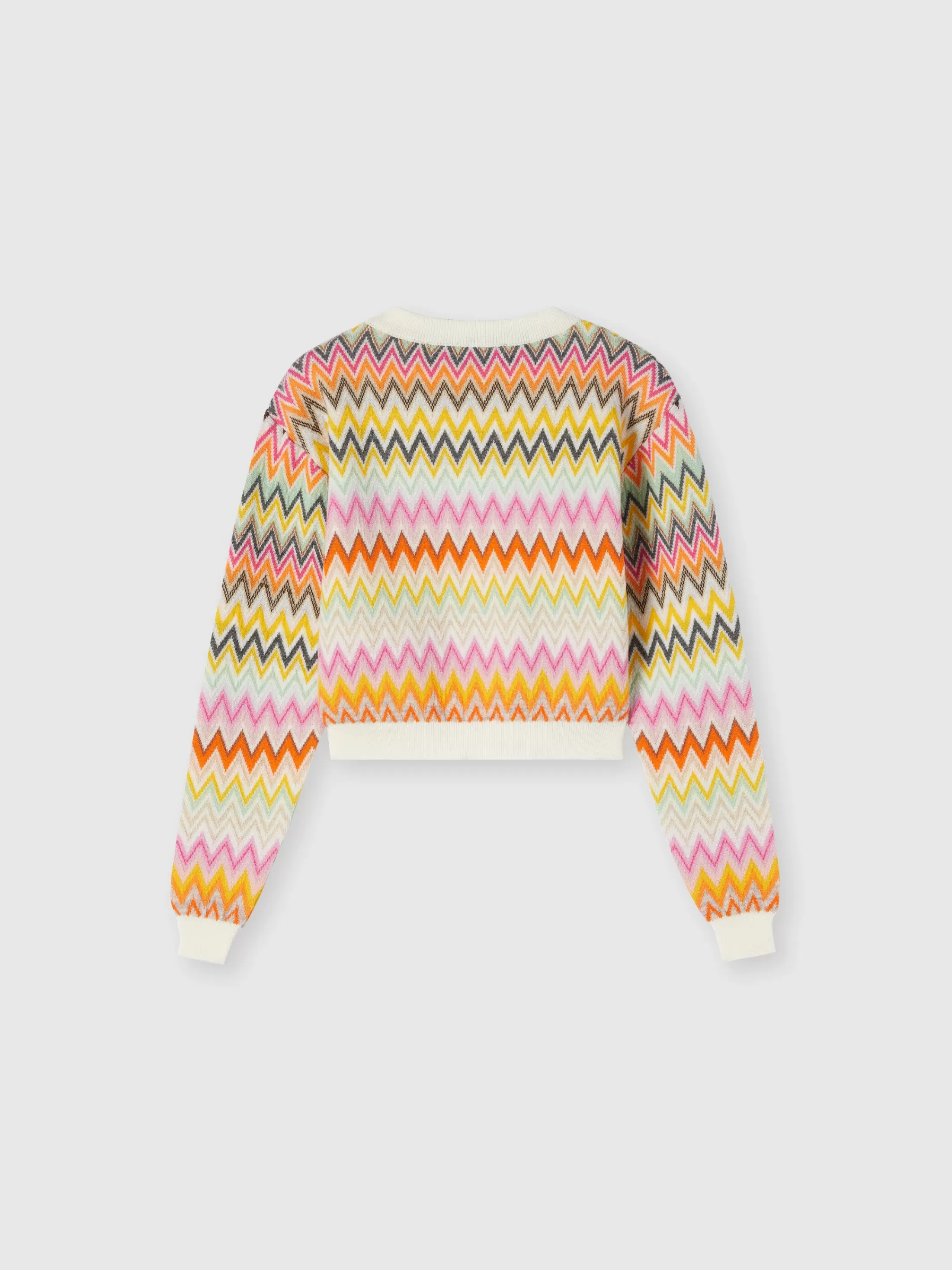 Missoni Pullover girocollo in maglia di lana zig zag | Abbigliamento