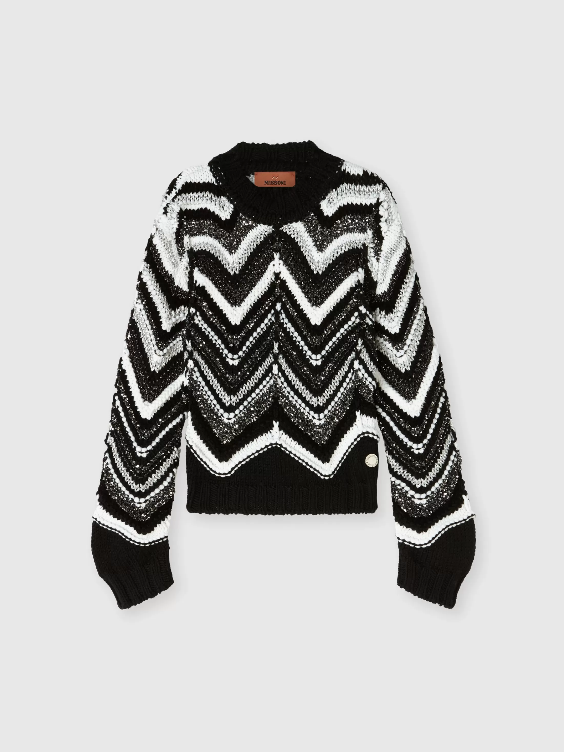 Missoni Pullover girocollo in misto lana lamé | Abbigliamento