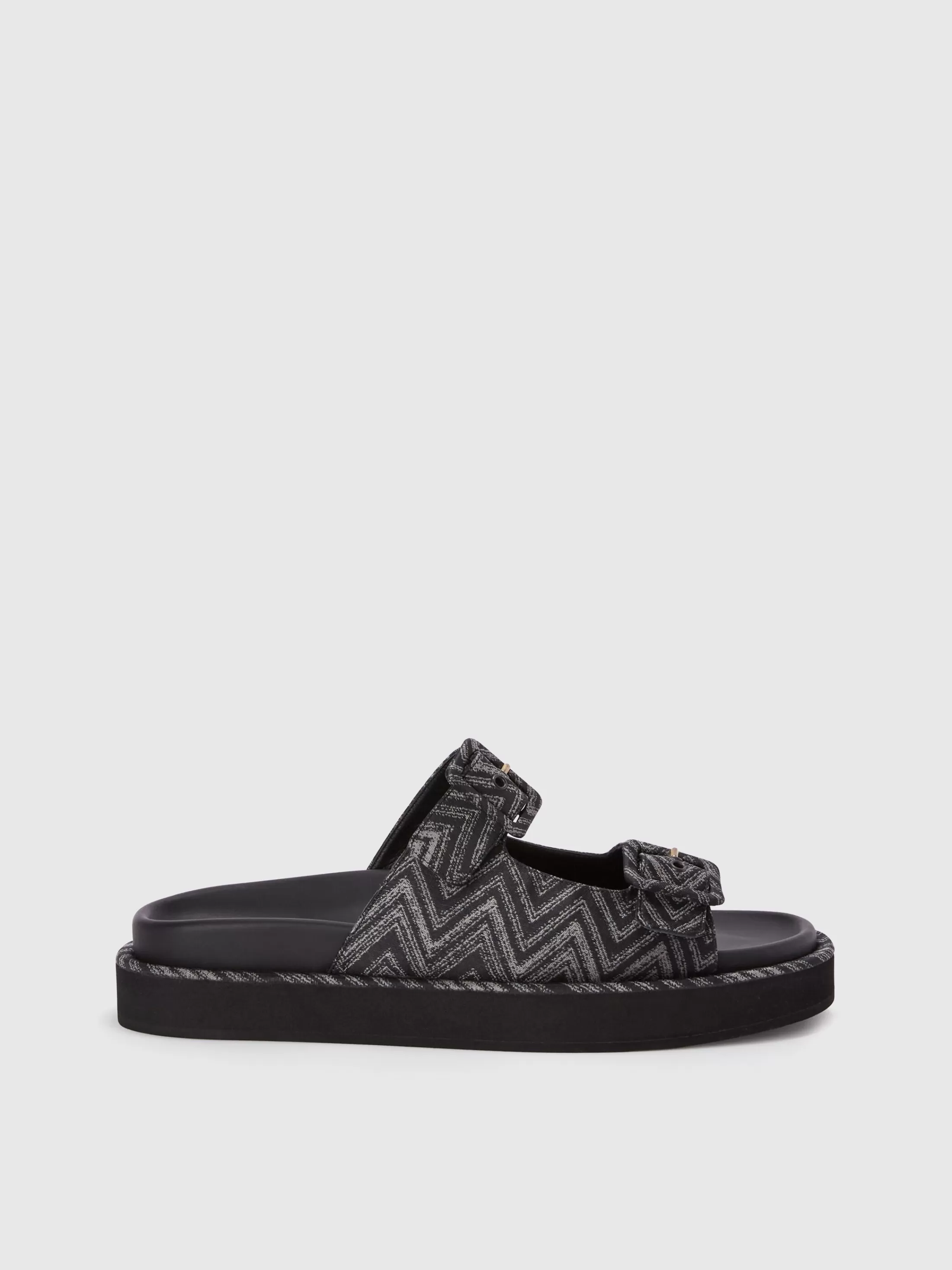 Missoni Sandali con doppia fascia in tessuto zig zag | Uomo Scarpe