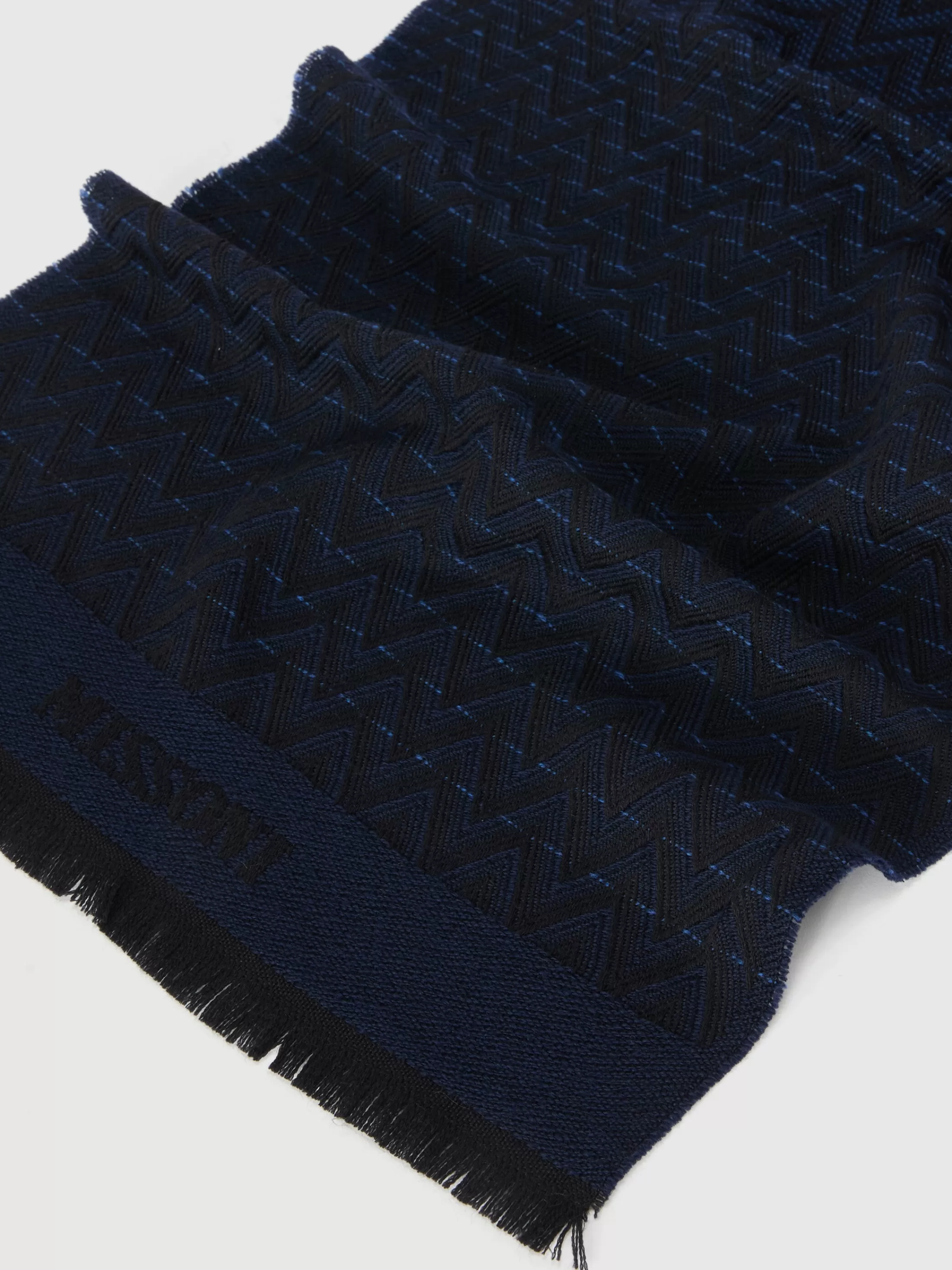 Missoni Sciarpa in lana double face zig zag | Uomo Sciarpe E Foulard