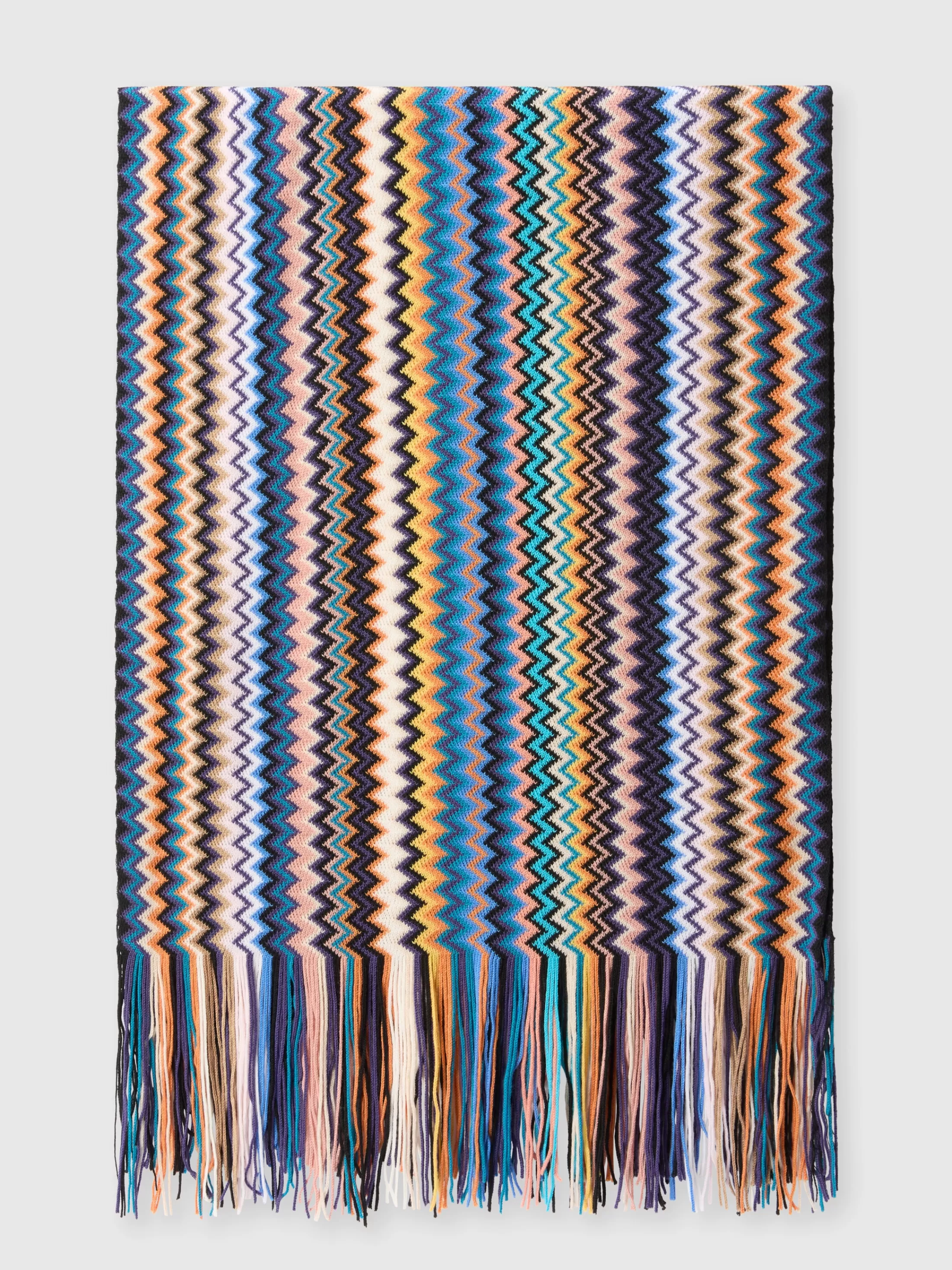 Missoni Sciarpa in lana zig zag con frange | Donna Sciarpe E Foulard