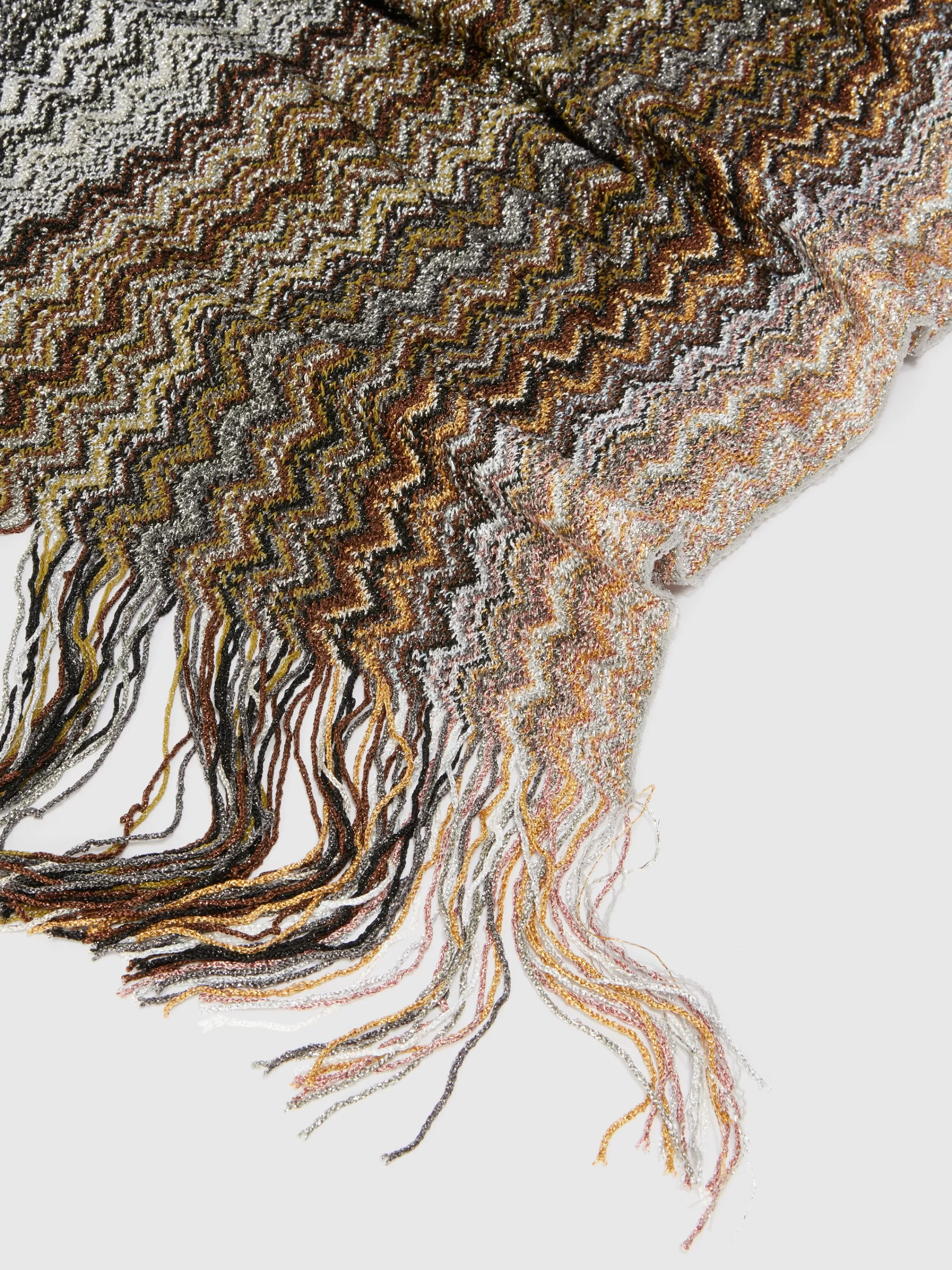 Missoni Sciarpa in misto viscosa con frange | Donna Sciarpe E Foulard