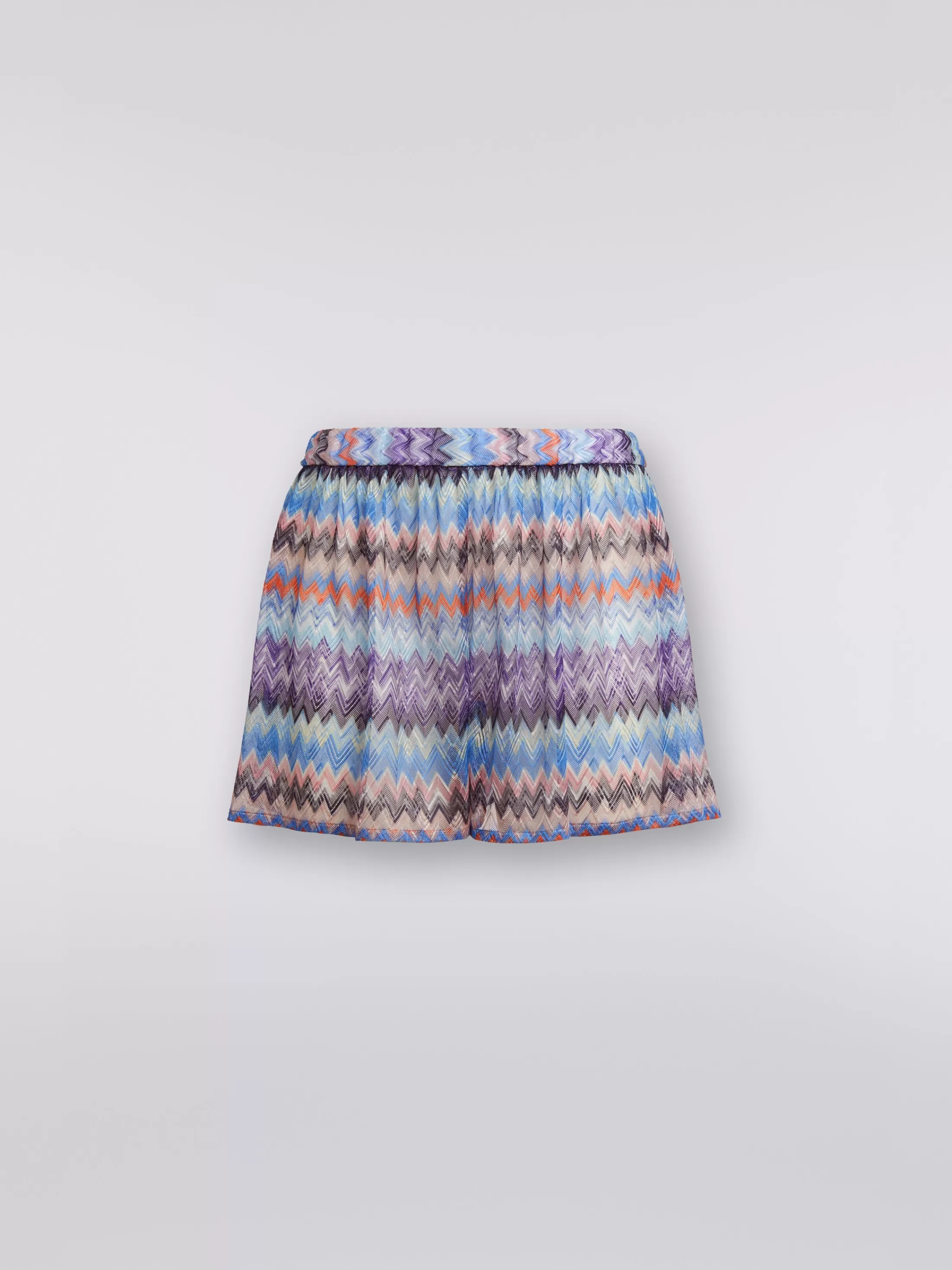 Missoni Shorts copricostume in tulle di viscosa chevron | Donna Abbigliamento | Abbigliamento