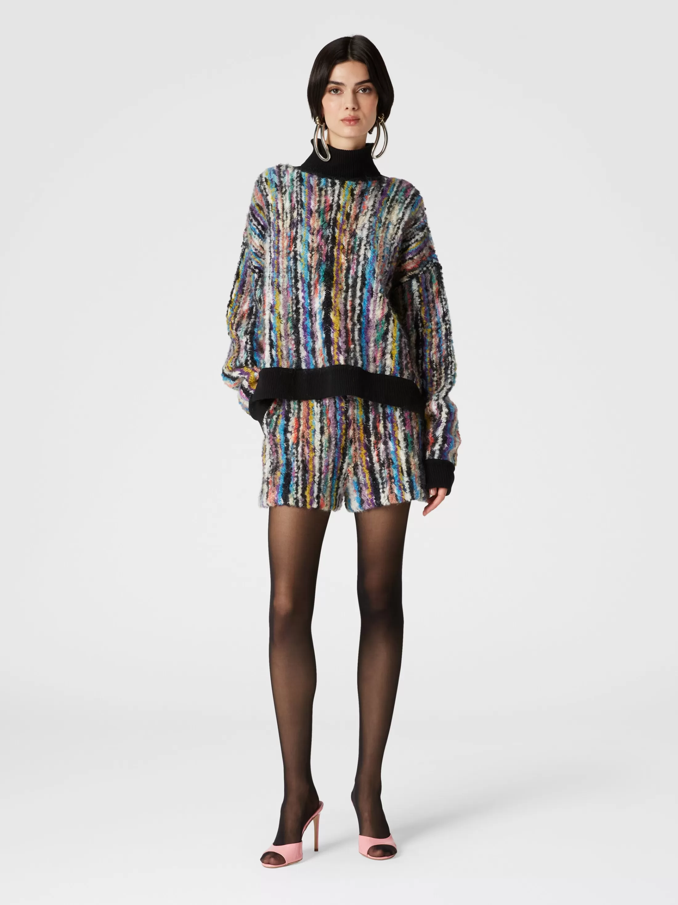 Missoni Shorts in lana e mohair bouclé | Donna Pantaloni