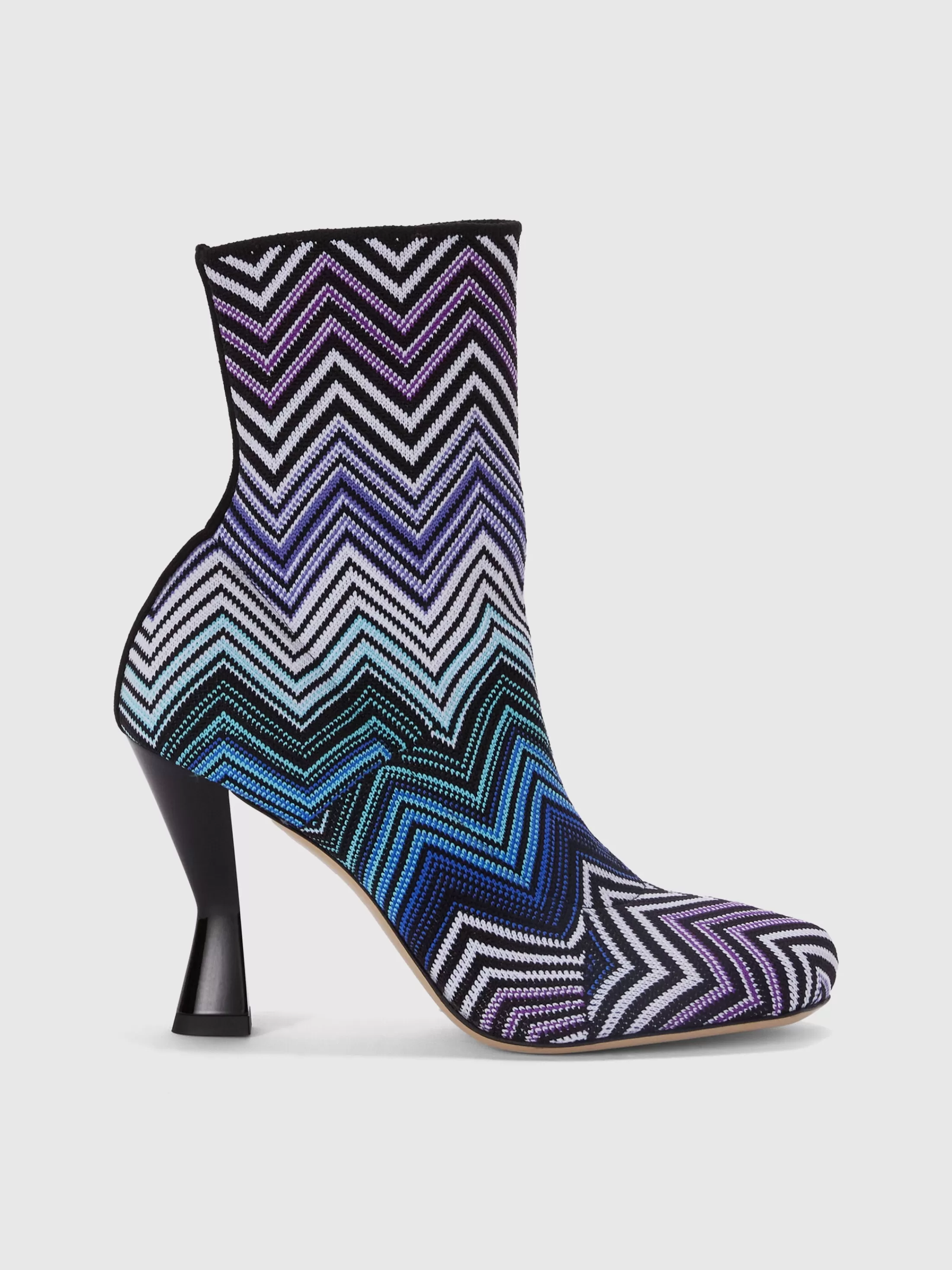 Missoni Stivaletti in tessuto zig zag con tacco cultura | Donna Scarpe