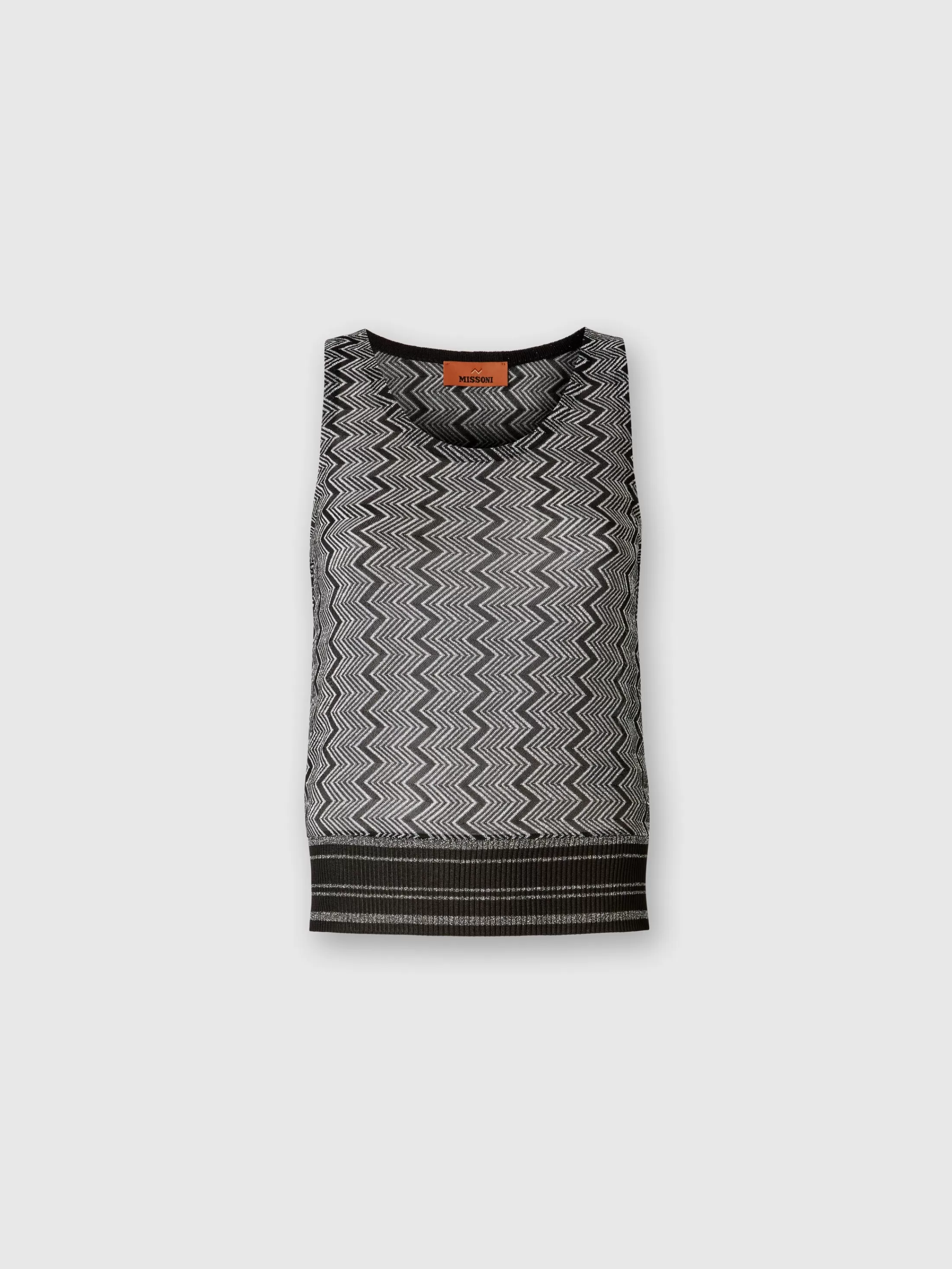 Missoni Top con motivo zig zag lamé | Donna T-Shirt E Top