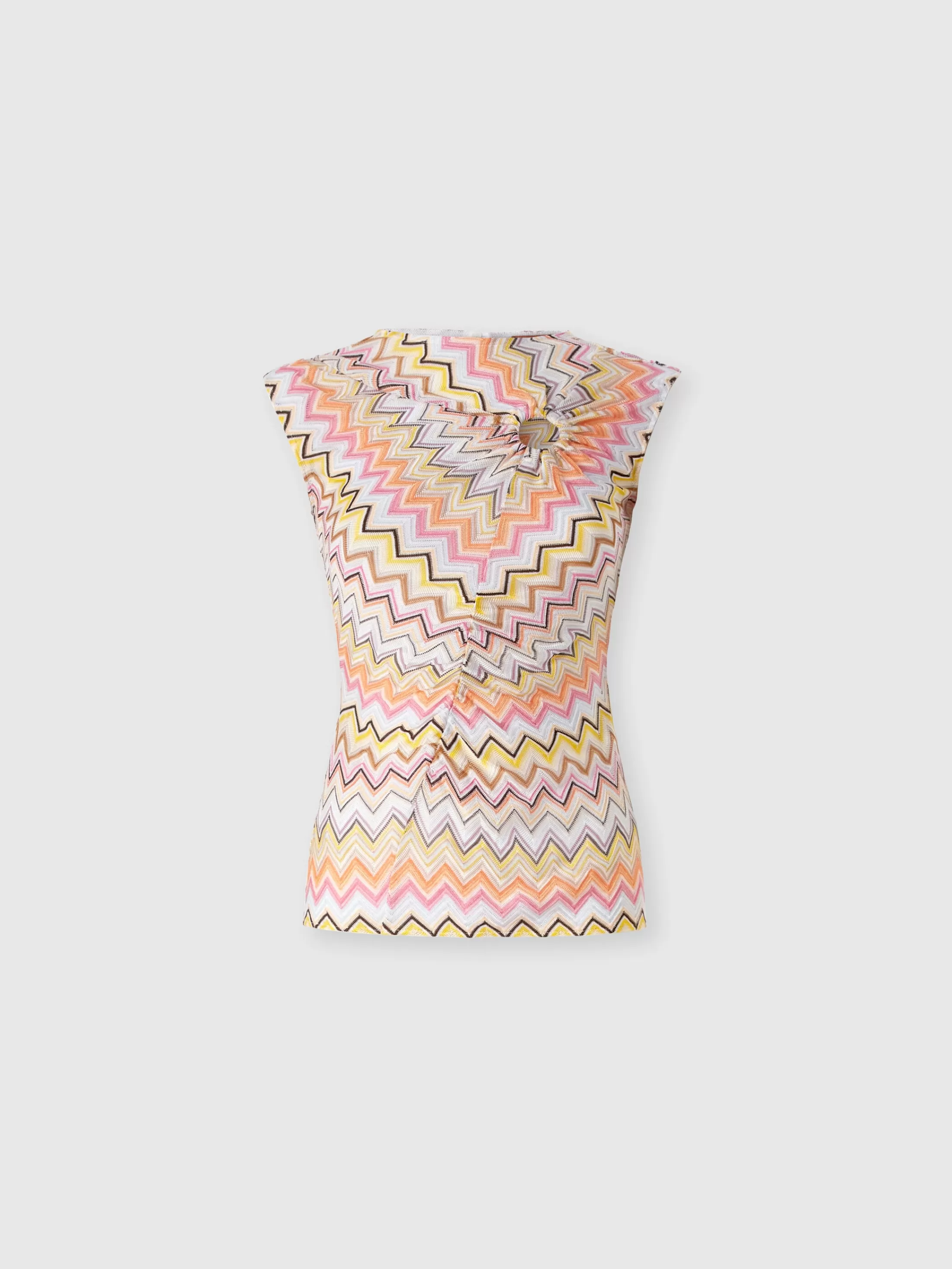 Missoni Top senza maniche con scollatura arricciata | Donna T-Shirt E Top