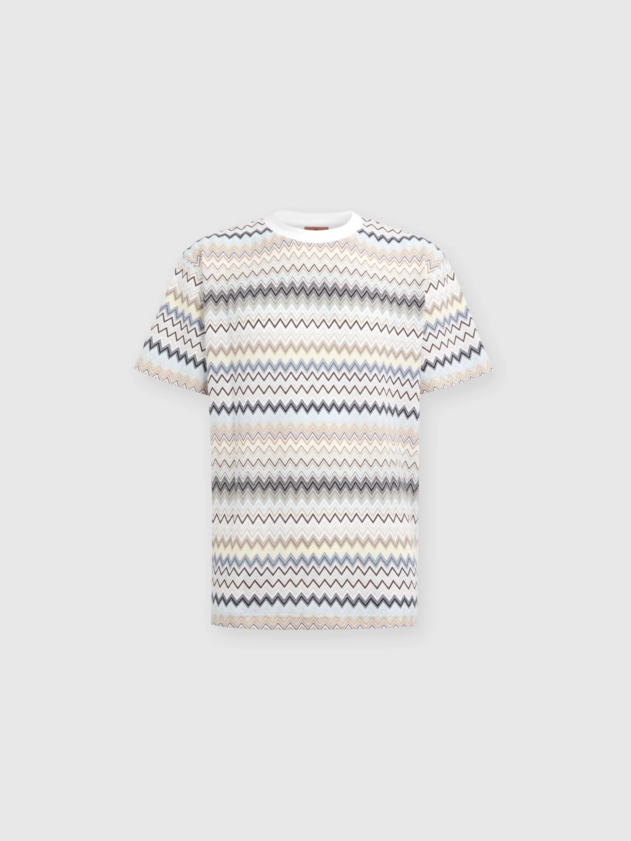 Missoni T-shirt con motivo zig zag e logo posteriore | Uomo Polo & Tshirts