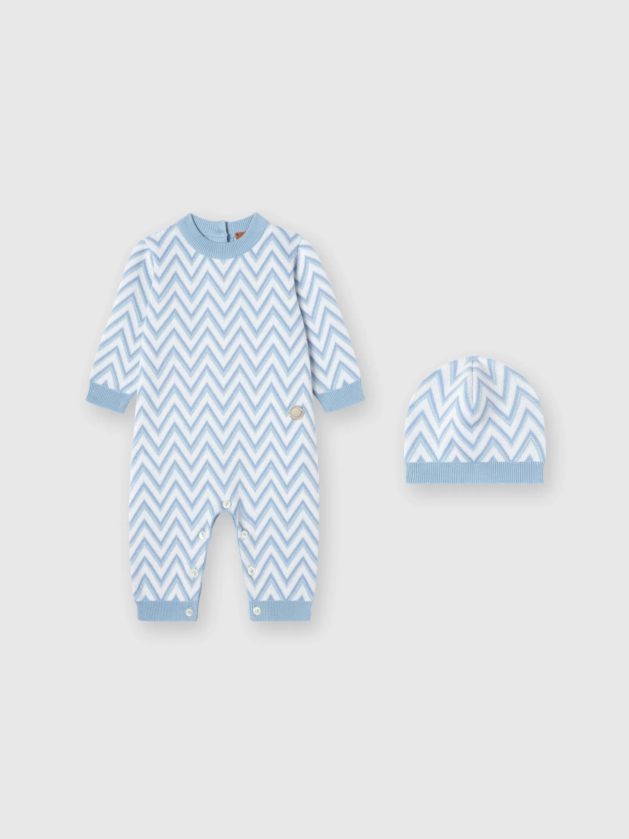 Missoni Tutina in cotone e cachemire zig zag | Baby (0-24 Mesi)